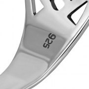 Celtic Trinity Knot Plain Wide Solid Silver Ring, rp579